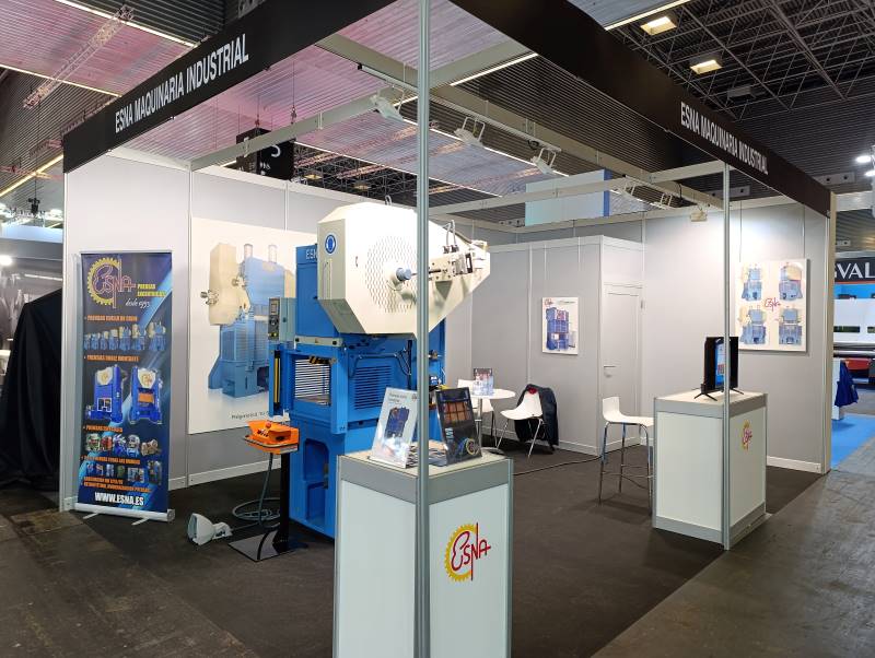 Stand de ESNA en la 33 BIEMH 2026 — Feria internacional de máquina herramienta, Bilbao
